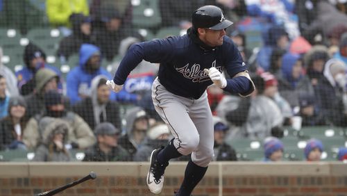 Outfielder Peter Bourjos was released by the Braves on Sunday. (AP Photo/Nam Y. Huh)
