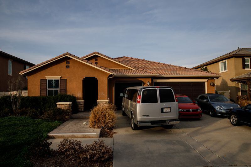 A California husband and wife are in custody on suspicion of torture and child abuse. Inside this house, officers found "several children shackled to their beds with chains and padlocks in dark and foul-smelling surroundings," the statement said. The youngest was 2 years old. Like their sister, the 12 siblings in the house appeared to police to be minors and malnourished, but authorities determined seven of them were in fact adults from the ages of 18 to 29, police said. (Marcus Yam/Los Angeles Times/TNS)