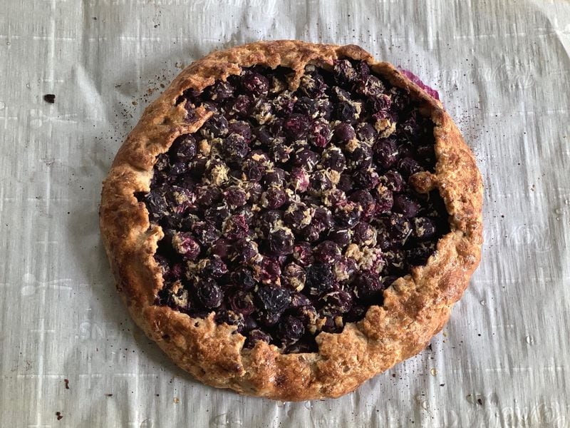For a festive dessert that’s less sugary than a pie, try this fruit-filled galette. CONTRIBUTED BY KELLIE HYNES