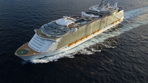 Allure of the Seas is the world's largest cruise ship. (Royal Caribbean)