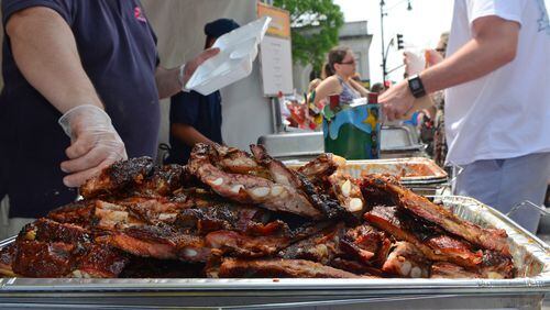 Here’s a look at what the Rib Ranch doled out during the 2014 Taste of Marietta.