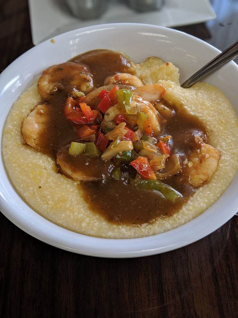 The shrimp and grits at Lickety Split have Gulf spirit to them. The triple-cheese grits are toothsome, offering a texture smack in the middle between smooth and grainy. The shrimp hold the warm heat of cayenne. The punctuation mark is the deeply flavorful Creole sauce ladled on top. CONTRIBUTED BY PAULA PONTES