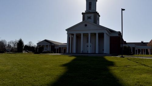 The First Baptist Church in Gainesville. BRANT SANDERLIN/BSANDERLIN@AJC.COM