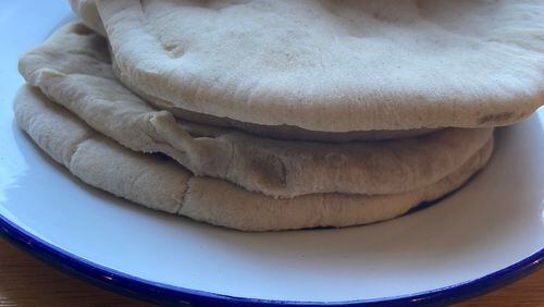 Easy, perfectly pocketed, and delicious. You'll never buy pita bread again. 
Courtesy of Nicole Lewis