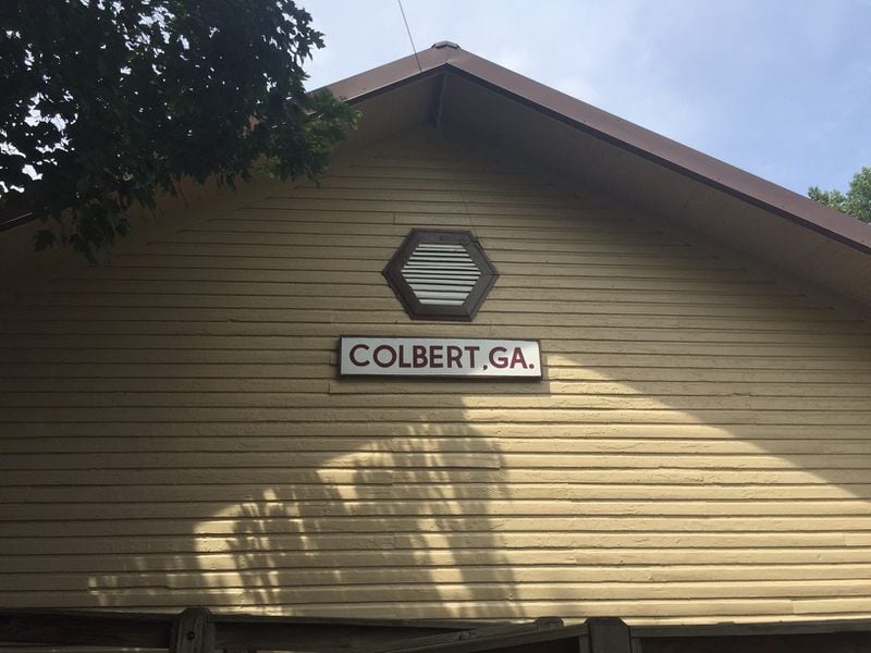 Writer Bill King’s grandmother lived in the tiny Georgia town of Colbert, where the old railway depot served as City Hall until recently; now it's a museum. (Bill King for The Atlanta Journal-Constitution)