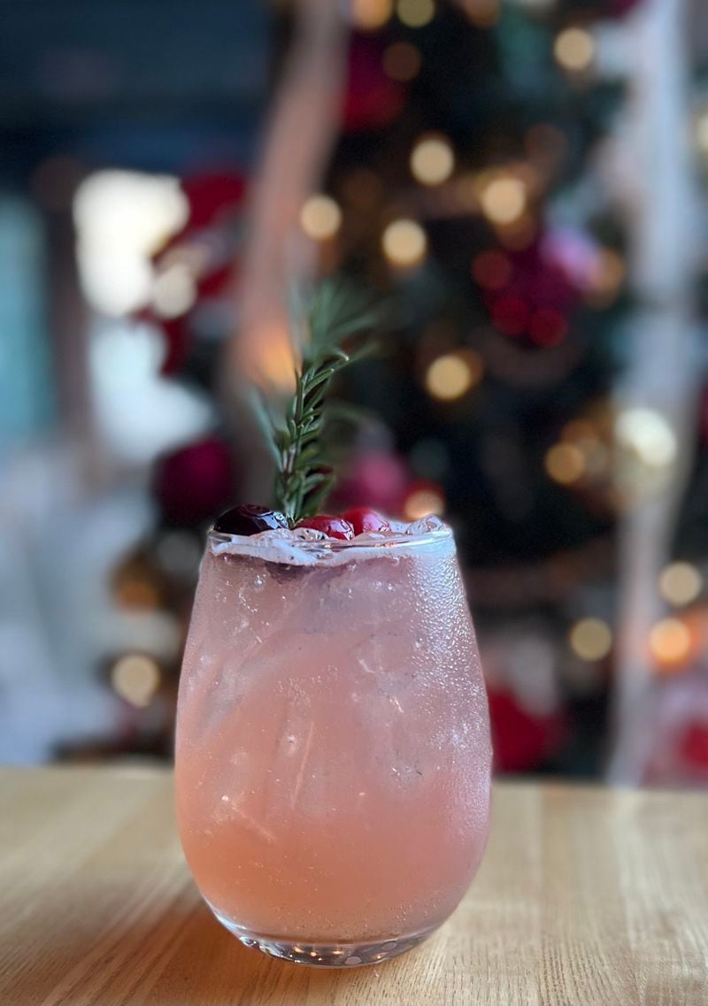 Nick's Westside has a holiday pop-up bar in the old TinTin space with drinks like Yuletide Treasure, a Christmas riff on a mule. 
Courtesy of Nick's Westside