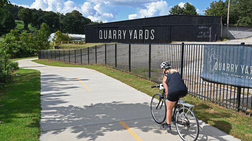 Microsoft will build a campus at Quarry Yards near the Bankhead MARTA station. On Wednesday Georgia lawmakers approved a new state budget that includes $6 million to help rehabilitate the Bankhead station. (Hyosub Shin / Hyosub.Shin@ajc.com)