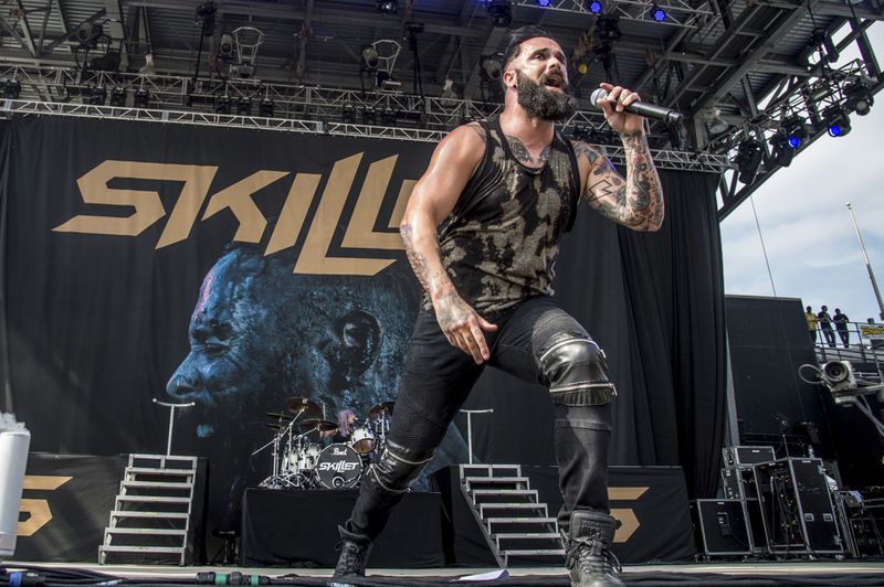 In this May 20, 2017 file photo, John Cooper of Skillet performs at Rock On The Range Music Festival in Columbus, Ohio. (Photo by Amy Harris/Invision/AP, File)