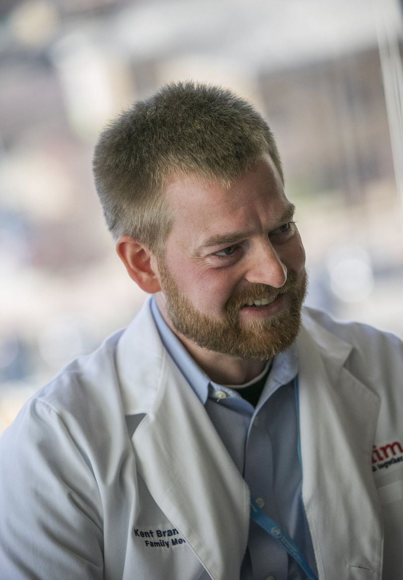 Dr. Kent Brantly, who was infected with Ebola in Liberia, returned to practicing medicine.  (Rodger Mallison / Fort Worth Star-Telegram)