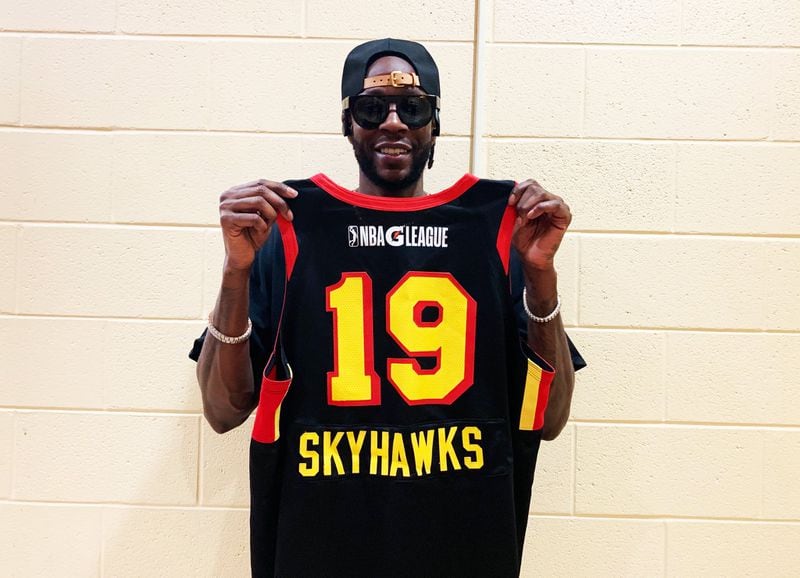 2 Chainz is part of the ownership group for the Atlanta Hawks' G Team, the College Park Skyhawks.  Courtesy College Park Skyhawks