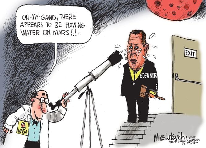 Mike Luckovich: GOP on Mars