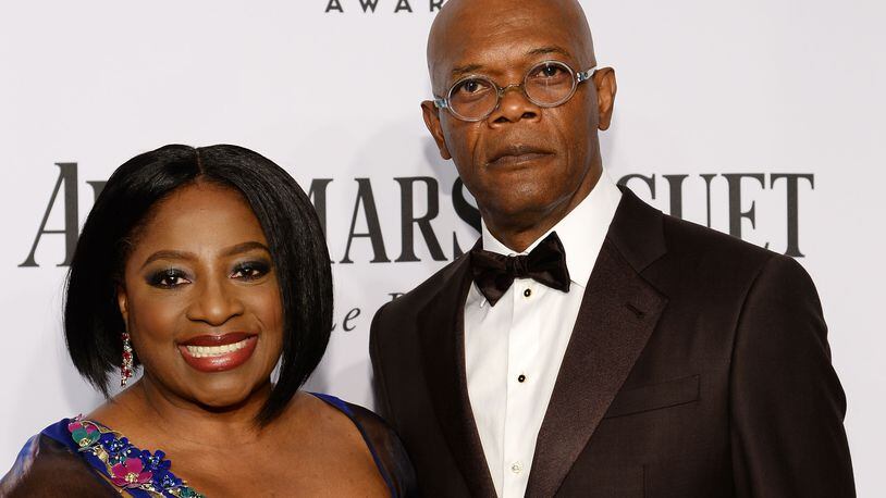 NEW YORK, NY - JUNE 08: Actress LaTanya Richardson Jackson and actor Samuel L. Jackson attend the 68th Annual Tony Awards at Radio City Music Hall on June 8, 2014 in New York City. (Photo by Dimitrios Kambouris/Getty Images for Tony Awards Productions)