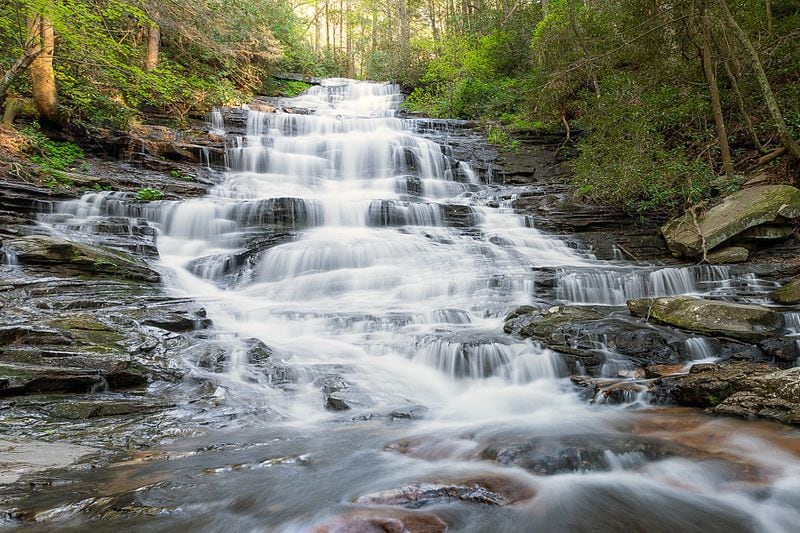 Hike the Minnehaha Falls Trail to this beautiful waterfall near Lake Rabun. Less than a half mile long, it's a great trail for beginners.