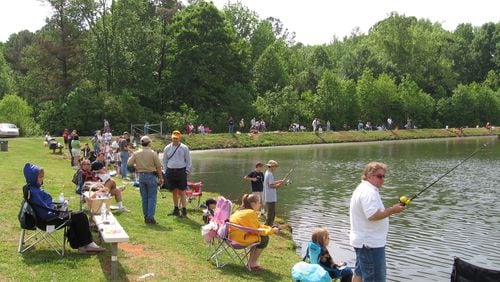 The Cobb Parks annual fishing rodeo will be offered at four parks: Lost Mountain (July 10), Ebenezer Downs (July 17), Hyde Farm (July 24) and Furr Family (July 31).