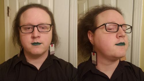 Stuart Morrison, a former Kennesaw State University employee, says he was fired from his job at the bookstore because he wore bright lipstick while on the job. Morrison, who identifies as nonbinary, says he wears lipstick to express his gender.