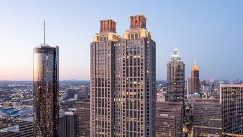 Despite office vacancy increasing throughout metro Atlanta, office buildings seen as high-quality have outperformed the market, according to real estate experts. The city's fourth-tallest building, 191 Peachtree (center of photo), experienced leasing growth in 2023 when other buildings saw vacancies increase.