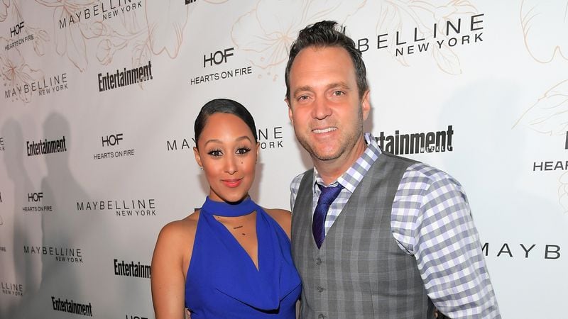 Tamera Mowry (L) and Adam Housley are searching for their niece,  18-year-old Alaina Housley, who was out with friends at the time of the shooting at Borderline Bar and Grill in California.