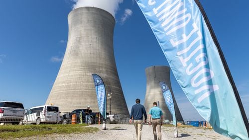 The expansion of the Vogtle nuclear plant near Augusta was originally supposed to cost $14 billion, but total spending by all partners involved in the project soared past $35 billion. The first new reactor, Unit 3, was completed more than seven years behind schedule when it went into operation last year. The other reactor, Unit 4, might not enter service until later this year or at least six years later than expected. (Arvin Temkar/The Atlanta Journal-Constitution/TNS)