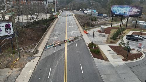 Parts of Cheshire Bridge Road near Faulkner Road will remain closed until at least April 1 as works begins on the overpass.