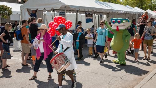 Kids and parents can be part of the AJC Decatur Book Festival’s parades on Saturday and Sunday. CONTRIBUTED BY TOM MEYER