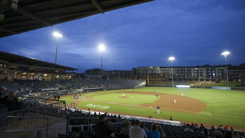 The Class 7A and 6A championship series will be played Thursday through Monday (May 15-18) at Coolray Field, home of the Gwinnett Stripers minor league team. Jason Getz / Jason.Getz@ajc.com)