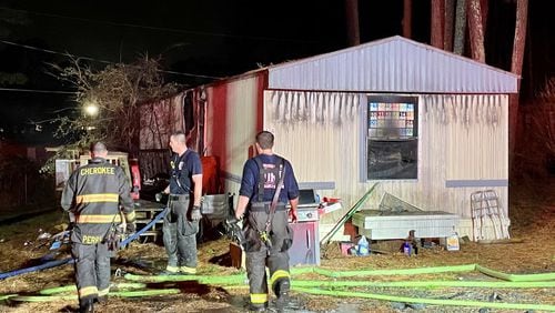 An 83-year-old man was found dead Tuesday inside a home after a fire in Cherokee County, officials said.