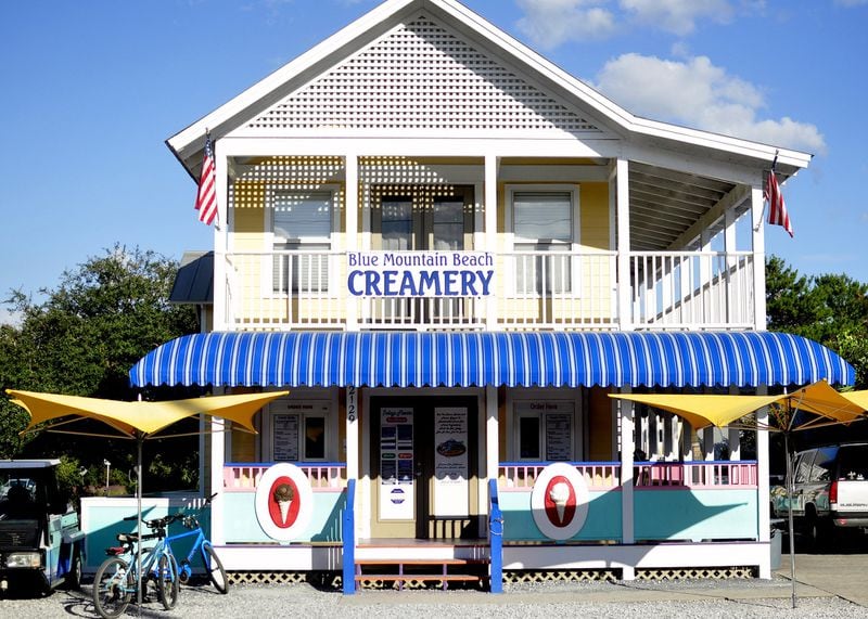 The family-owned Blue Mountain Beach Creamery features ice cream, frozen yogurt and sorbet treats served from its walk-up window. Contributed by Visit South Walton