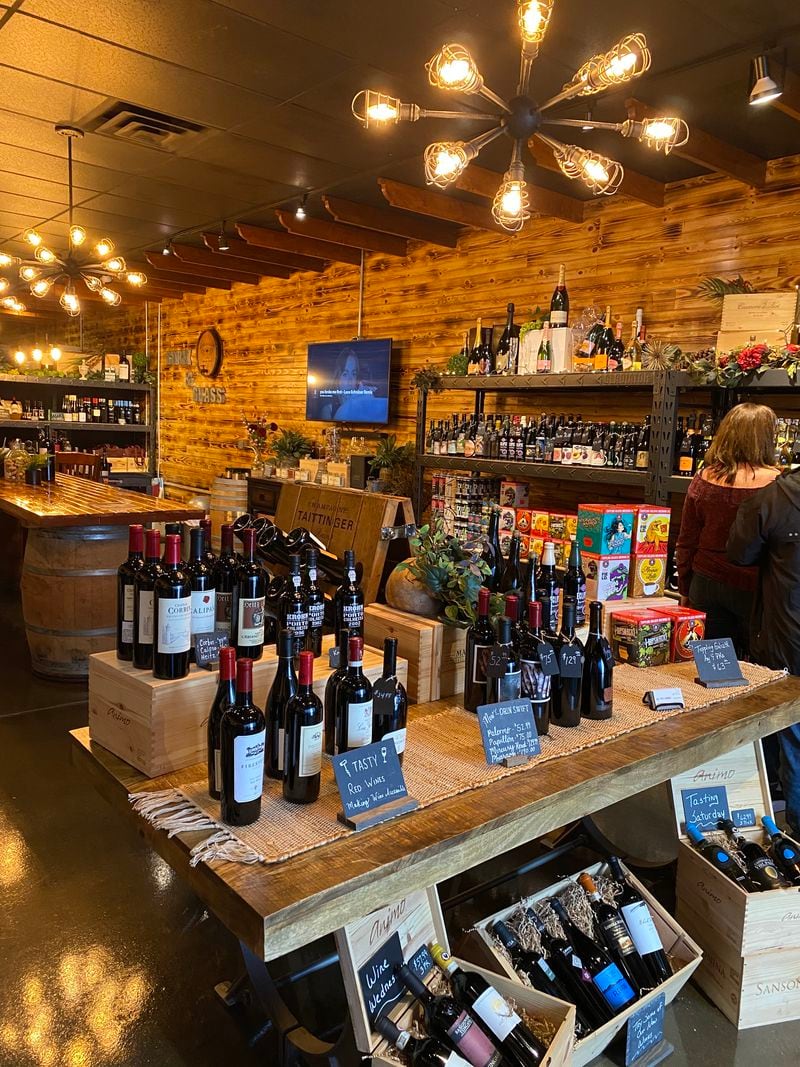Last summer, the Fundora family opened Cork and Glass wine shop in the space adjacent to their Italian restaurant, Casa Nuova. Ligaya Figueras/ligaya.figueras@ajc.com
