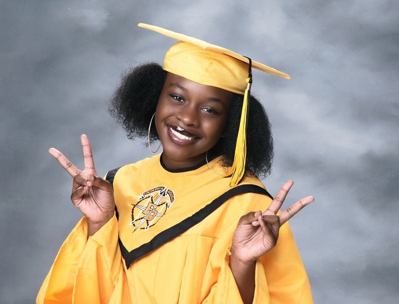 Amiyah R. Scott, valedictorian at Frederick Douglass High School. (Courtesy photo)