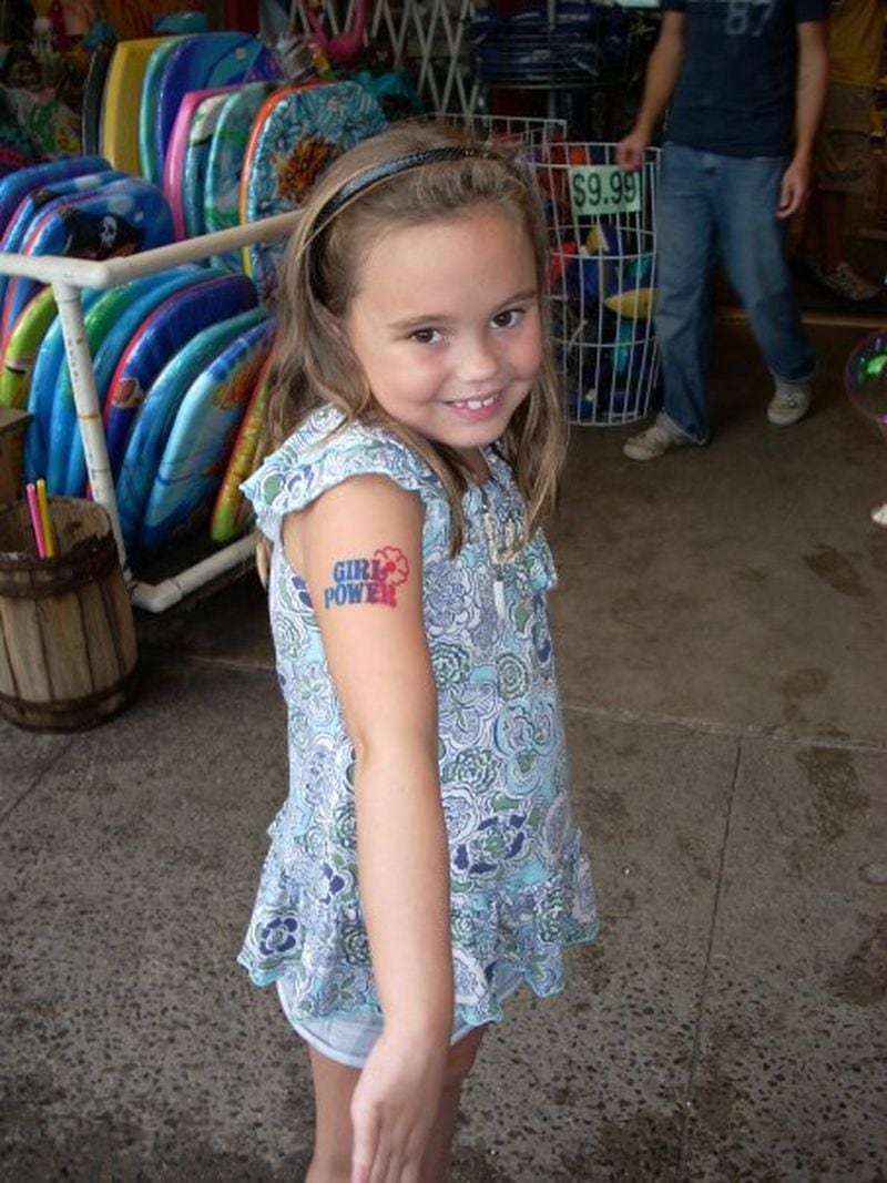 Grace on vacation at St. Simons Island in 2008. CONTRIBUTED