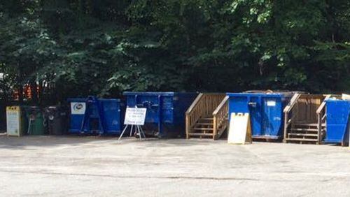 The recycling center on McIntosh Trail will remain open while the main location on Rockaway Road in Peachtree City is closed Wednesday for maintenance. Courtesy Keep Peachtree City Beautiful