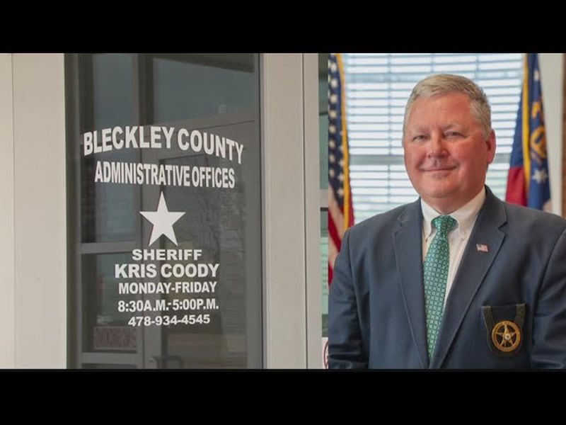 Bleckley County Sheriff Kris Coody resigned after pleading guilty to a misdemeanor charge of groping TV judge Glenda Hatchett.