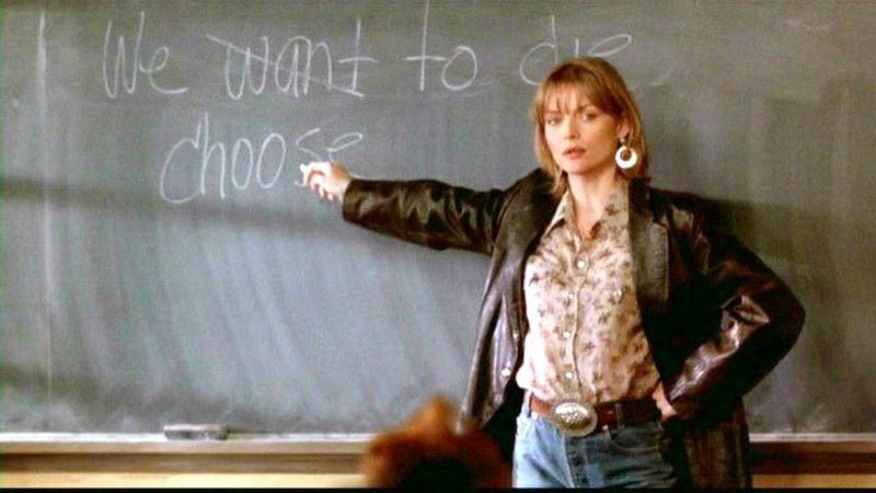 Teaching is not as easy as slipping on a leather coat as Michelle Pfeiffer's character did in "Dangerous Minds."