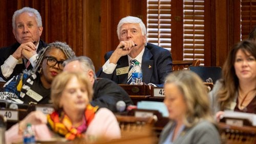 State Rep. Butch Parrish, R-Swainsboro, sponsored House Bill 1339, which would roll back some of the rules governing the establishment of new hospitals in the state. Gov. Brian Kemp is expected to sign the measure into law on Friday. (Arvin Temkar / arvin.temkar@ajc.com)