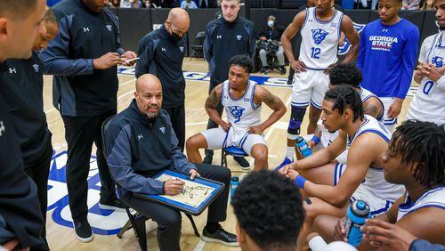 Georgia State coach Rob Lanier's basketball team will play its final game in the venerable GSU Sports Arena on Friday. The team is scheduled to move into a new arena next season.