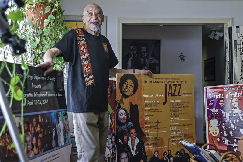 Jazz musician Joseph Jennings says jazz helped integrate Atlanta. (Natrice Miller/natrice.miller@ajc.com)
