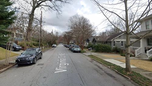 Atlanta will install traffic calming devices on Virginia Circle between Todd Road and Barnett Street. (Google Maps)