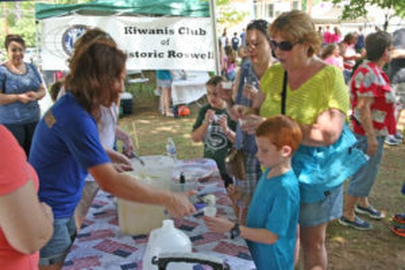 Choose from over 100 flavors of homemade ice cream to sample this weekend at Miss Mary's Ice Cream Crankin' in Roswell.
