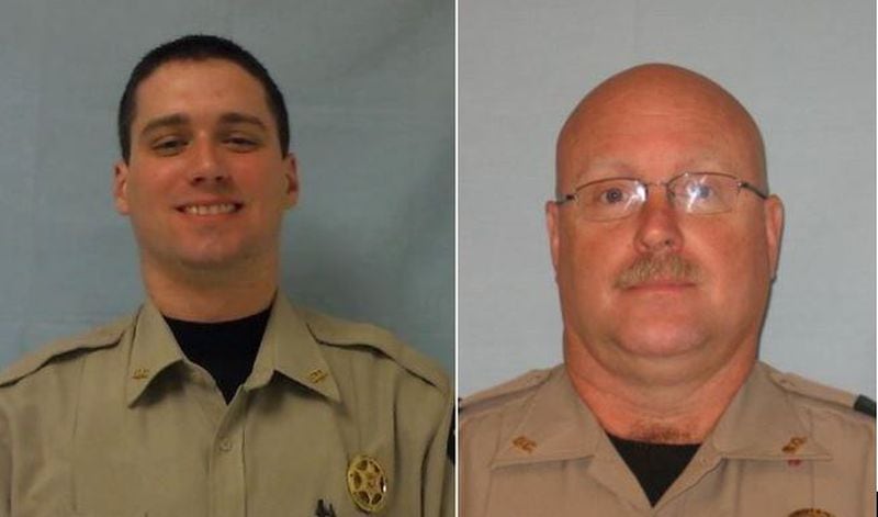Deputy James Miller (left), Lt. Charles Mitchell (Credit: Douglas County Sheriff’s Office)