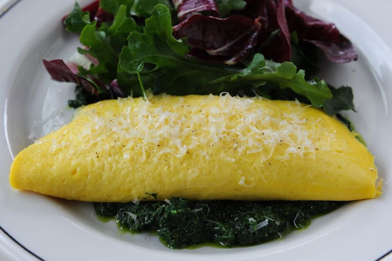 Bread &amp;; Butterfly makes one of Atlanta's most simple, eloquent renditions of a classic omelet. / Photo: Beckystein.com