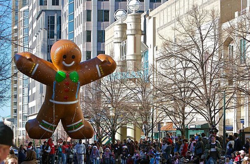 A fan favorite balloon at the Children's Christmas Parade in Atlanta