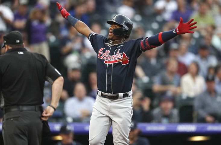 Photos: Braves seek another win over the Rockies