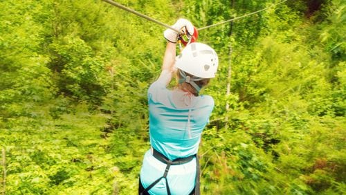 Feel the thrill of Unicoi State Park's newest zip line.