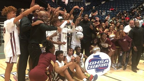 The Cross Creek boys won the Class 3A boys basketball championship for the second straight season on March 11, 2022 at the Macon Coliseum.