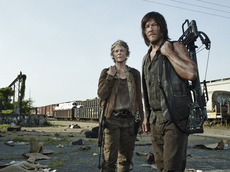 Carol (Melissa McBride) with one of "The Walking Dead"'s more popular characters Daryl Dixon (Norman Reedus).