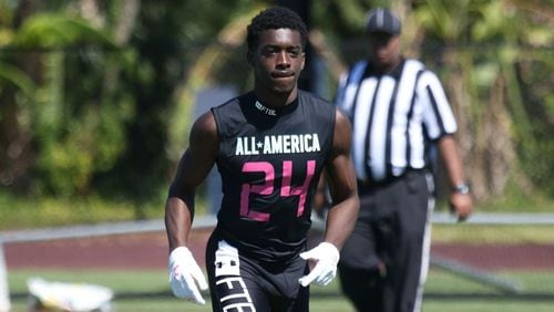 Tallahassee defensive back Terrion Arnold is the main target -- and maybe only target -- for the Georgia Bulldogs on signing day in February 2021. (Photo by 247Sports)