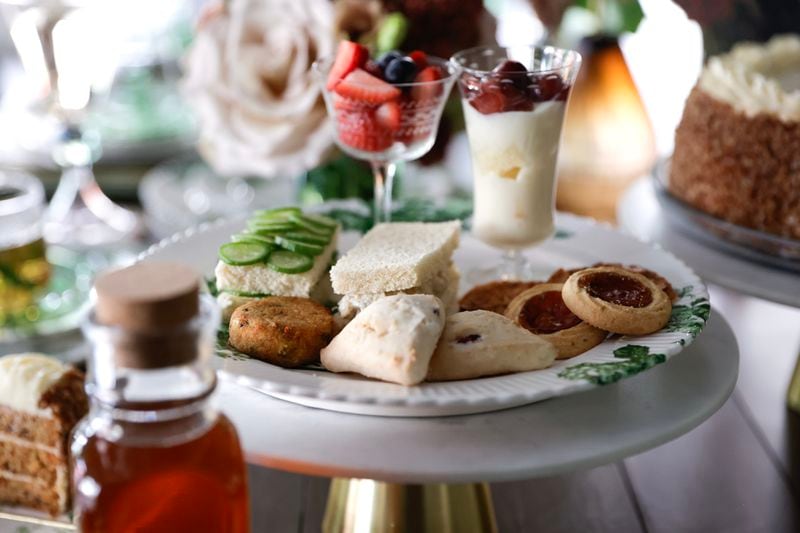 Customers will be able to enjoy high tea treats at Tulip and Tea in Conyers. Natrice Miller/Natrice.miller@ajc.com
