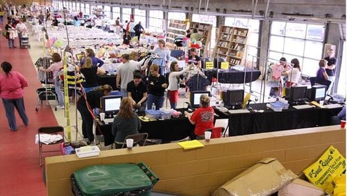 Sweet Repeats Consignment Sale started in 1998 in a school gym and now takes up 22,000 square feet at Atlanta Motor Speedway. CONTRIBUTED
