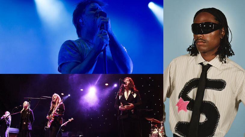 The new Re:Set Festival, featuring LCD Soundsystem (clockwise from top left), Steve Lacy and boygenius, at Central Park in Atlanta will happen June 9-11, 2023. CR: AJC FILE PHOTOS/TNS/RCA
