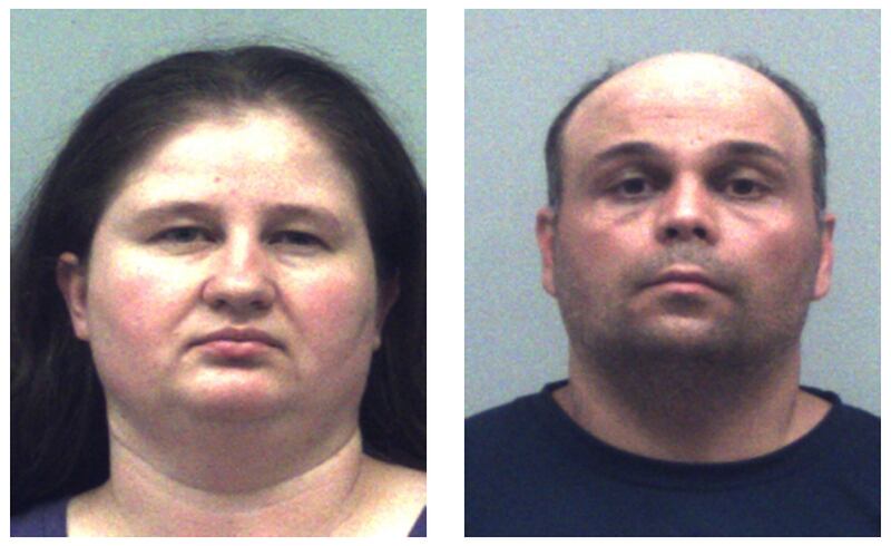 Ana Zaharia (left) and Daniel Zaharia (right) have been charged with exploitation of an at-risk adult, racketeer influenced corrupt organization, theft by taking and records and reports of currency.